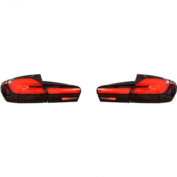 2 Feux arrière LED dynamiques BMW Série 5 F11 Touring 10-17 - Rouge / Noir