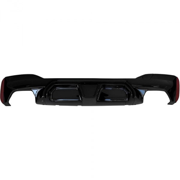 Diffuseur arrière inférieur look CS noir brillant pour BMW Série 5 G30 / G31 M-Tech 18-22