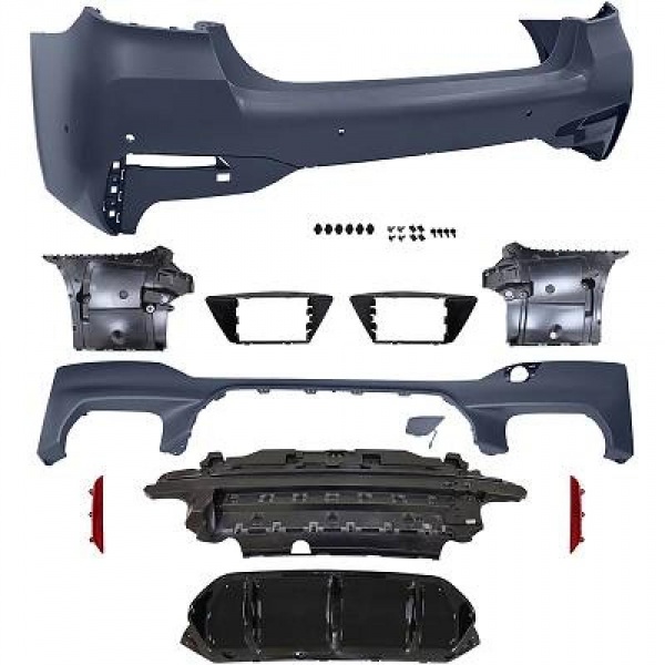 Pare choc arrière look M5 avec PDC pour BMW Série 5 G30 Berline 20-23