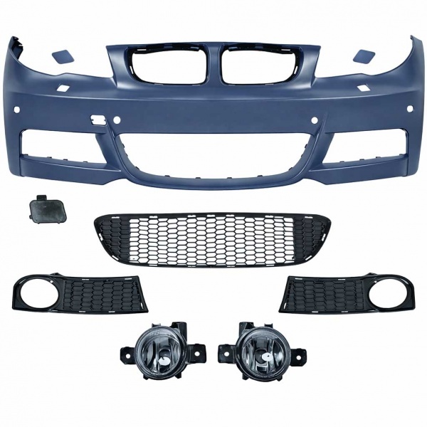 Pare choc avant BMW Serie 1 E82 E88 coupe cab 2007 look M - PDC