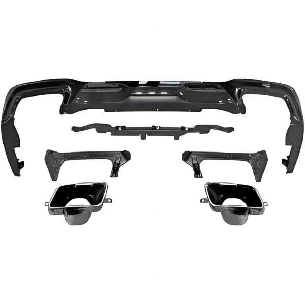 Diffuseur arrière look M-Tech noir brillant pour BMW Série 2 F44 19-24