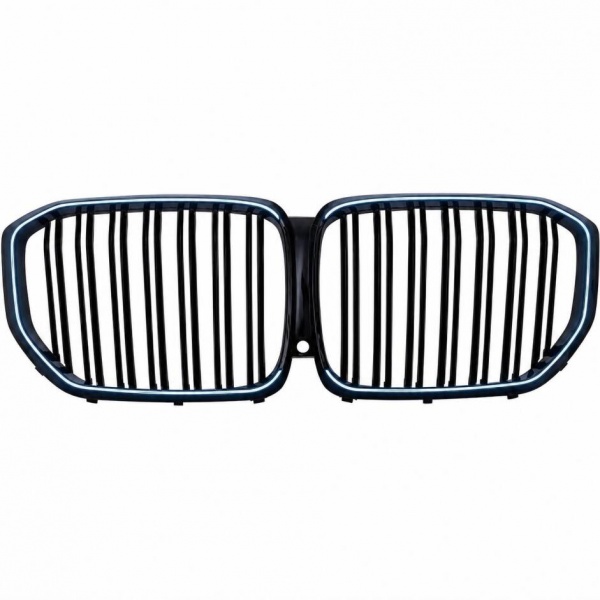 Calandre avant look M-Tech noir brillant à LED avec caméra pour BMW X5 G05 18-22