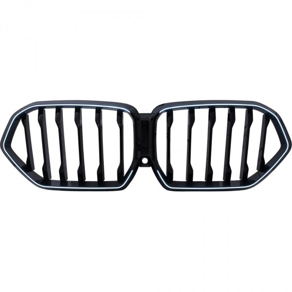 Calandre avant look Performance noir brillant à LED avec caméra pour BMW X6 G06 19-23