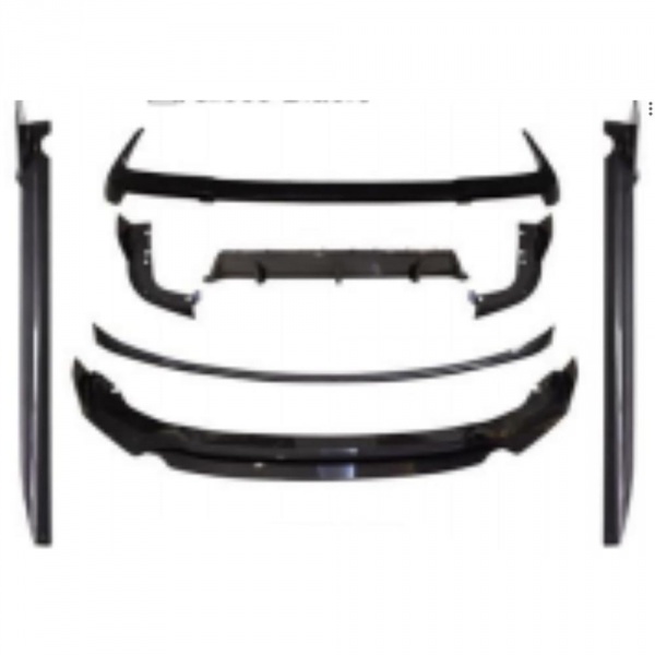 Kit aérodynamique look Black Knight finition look carbone pour BMW X5 G05 M-Tech 18-22