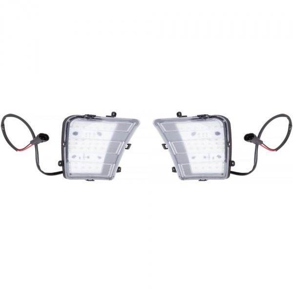 2 Feux de jour LED - VW Polo 6R 6C look rally cup - Blanc