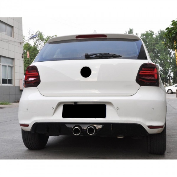 2 Feux arriere VW Polo 6R 6C dynamiques - fullLED look lazer - Rouge Cerise