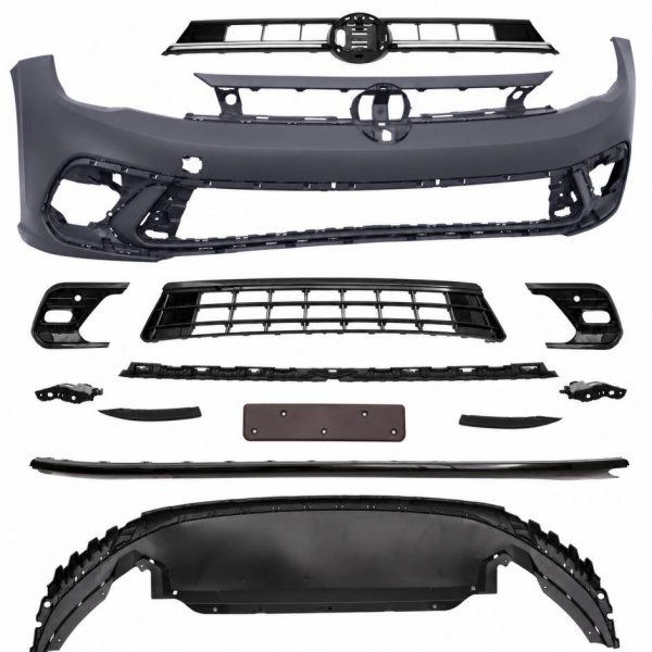 Pare choc avant VW Polo 6 AW phase 2 21-24 - PDC - look R