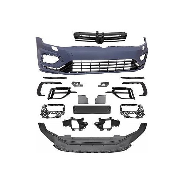 Pare choc avant VW Golf 7.5 (VII) - phase 2 - 17-19 look R