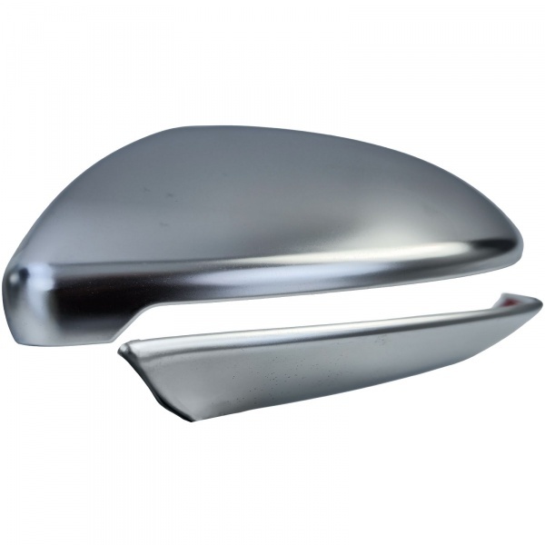 Coques retroviseur Argent Mat pour VW GOLF 7 12-21 look alu