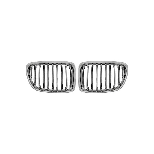 Grilles calandre BMW X1 (E84) 09-12 - Chrome