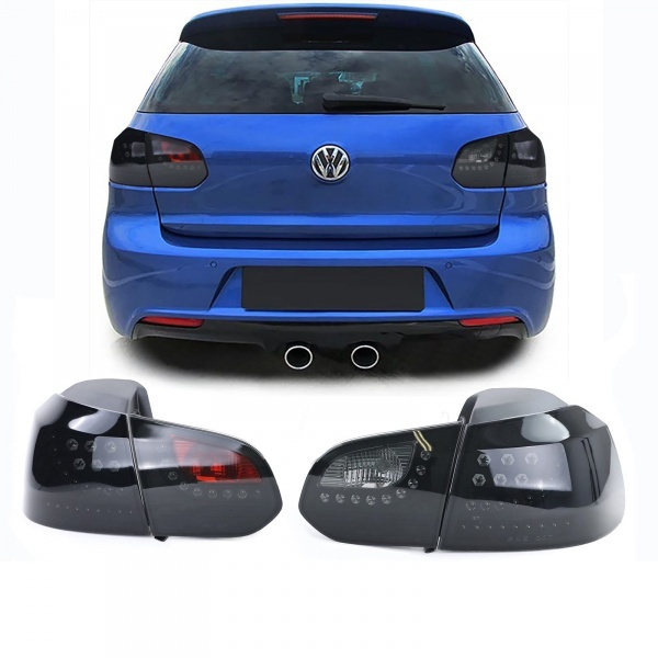 2 Feux arriere VW Golf 6 dynamiques - LED - Fume