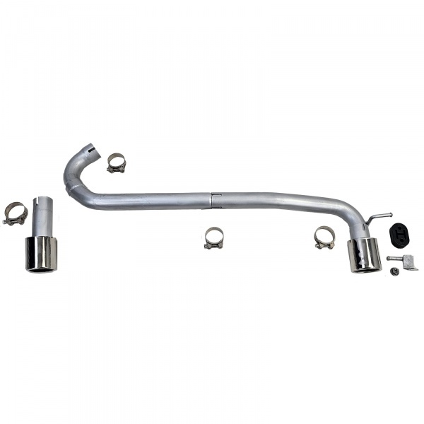 Diffuseur Echappement arriere BMW serie 4 F32 F33 F36 double sortie - chrome