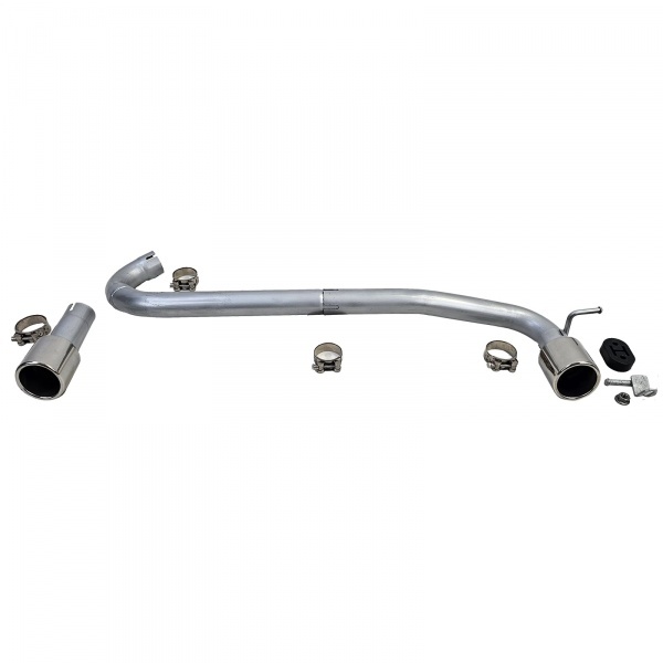 Diffuseur Echappement arriere BMW serie 4 F32 F33 F36 double sortie - chrome