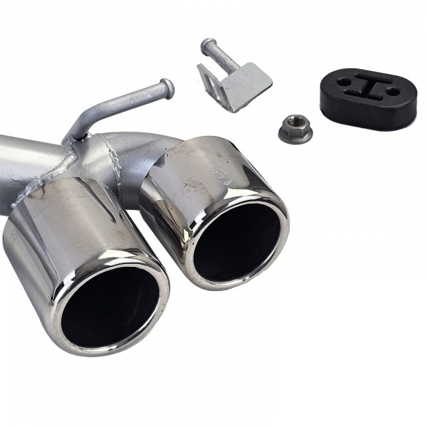 Diffuseur Echappement arriere BMW serie 4 F32 F33 F36 double sortie - Chrome