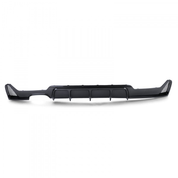 Diffuseur arriere BMW serie 4 F32 F33 F36 simple sortie double - noir carbone