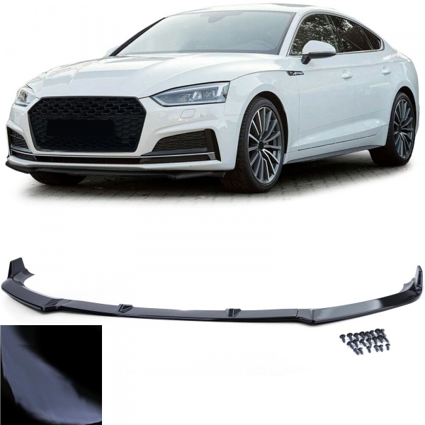 Spoiler lame avant - AUDI A5 F5 - look RS - 16-19 - brillant