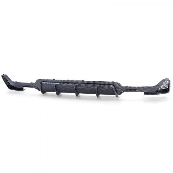 Diffuseur Echappement arriere BMW serie 4 F32 F33 F36 double sortie - Chrome Carbone