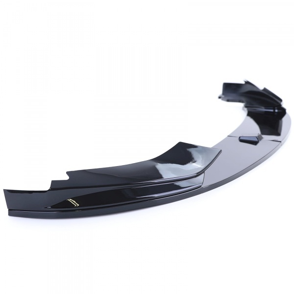 Spoiler lame pare choc - BMW Serie 4 F32 F33 F36 - look mperf - noir brillant