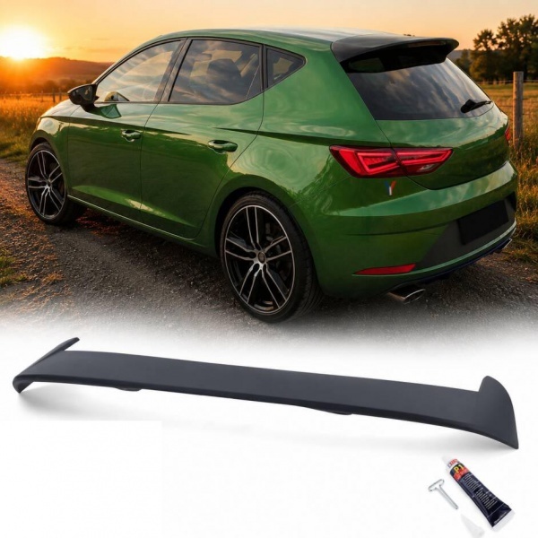 Becquet spoiler de toit - Seat Leon 3 5F 12-20 - noir mat