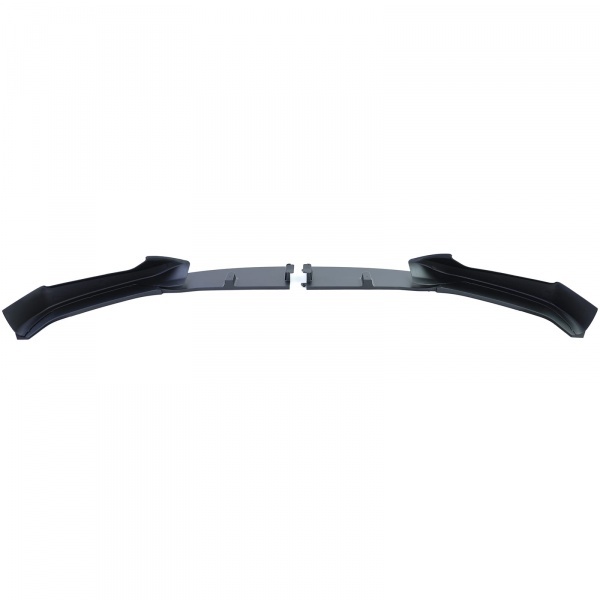 Spoiler lame de pare choc - BMW Serie 1 F20 F21 10-14 - look mperf - noir brillant