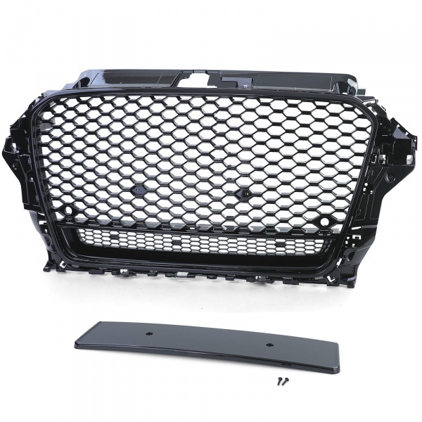 Grille calandre Audi A3 8V - look RS3 quattro - Noir - PDC