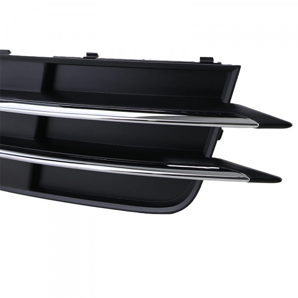 Grilles antibrouillard Audi A6 C7 11-14 - Noir chrome - look S