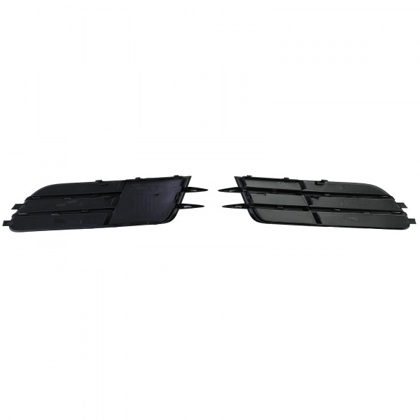 Grilles antibrouillard Audi A6 C7 11-14 - Noir chrome - look S