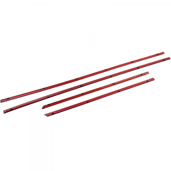 Baguettes moulures de portes BMW X5 E53 99-06 - noir mat