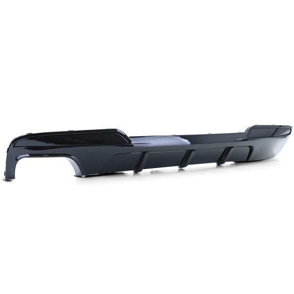 Diffuseur arriere BMW serie 5 F10 F11 sortie double look mperf - brillant
