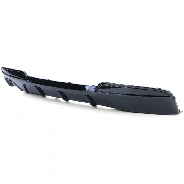 Diffuseur arriere BMW serie 5 F10 F11 sortie double look mperf - brillant