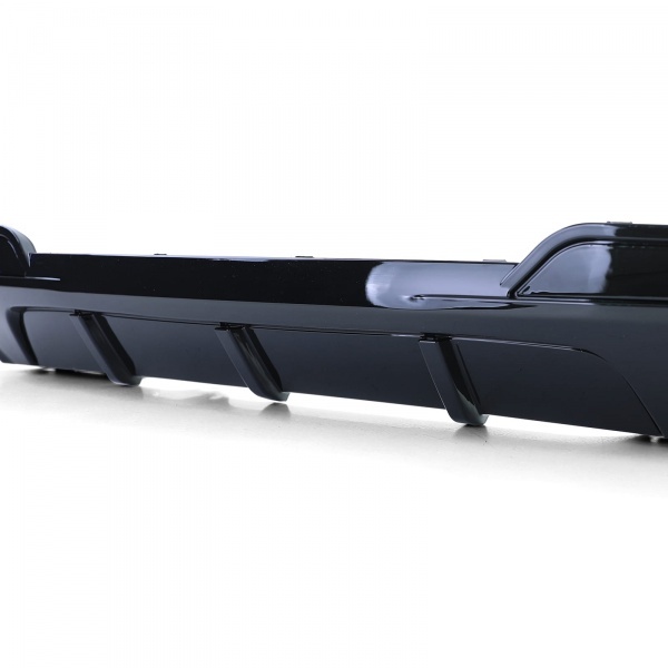 Diffuseur arriere BMW serie 5 F10 F11 sortie double look mperf - brillant