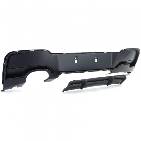 Diffuseur arriere BMW serie 1 F20 F21 phase 1 double sortie gauche - Mat
