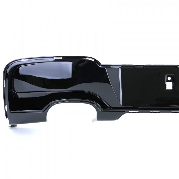 Diffuseur arriere BMW serie 1 F20 F21 phase 1 double sortie gauche - brillant