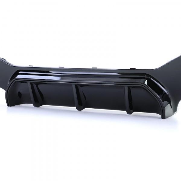 Diffuseur arriere BMW serie 1 F20 F21 phase 2 LCI double sortie - brillant