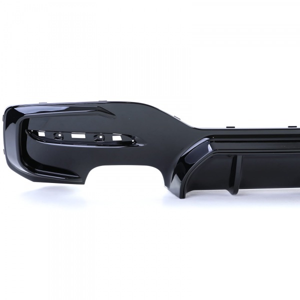 Diffuseur arriere BMW serie 1 F20 F21 phase 2 LCI double sortie - brillant