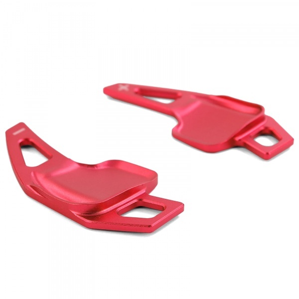 Palettes volant Alu Rouge BMW F20 F22 F45 F30 F31 F32 F33 F10 F11 F48 F26 F15 F16