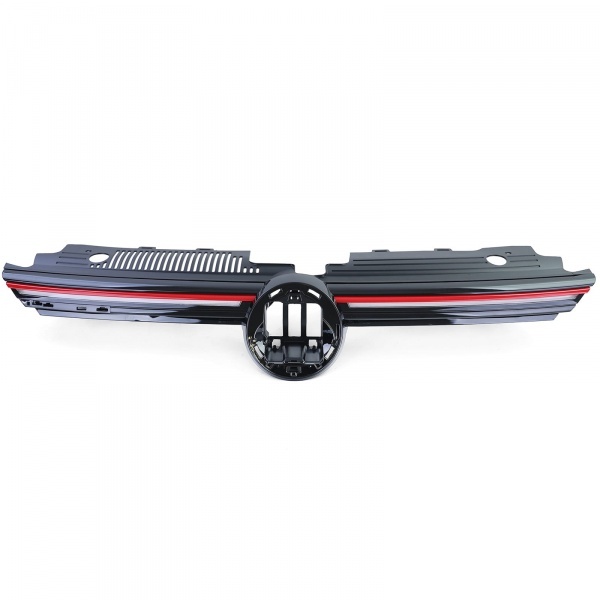 Grille calandre VW Golf 8 (VIII) 20-23 - look GTI avec LED - Noir brillant