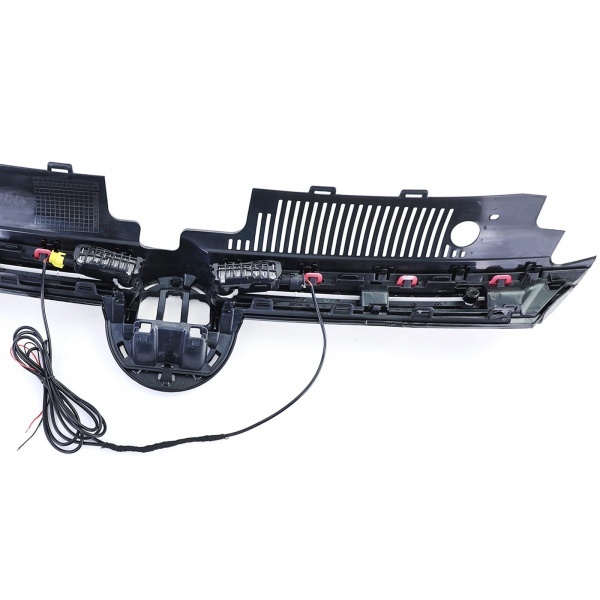 Grille calandre VW Golf 8 (VIII) 20-23 - look GTI avec LED - Noir brillant