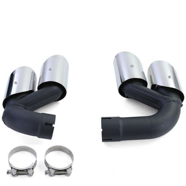 Embouts - Pots Echappements inox BMW X5 G05 X6 G06 - look m