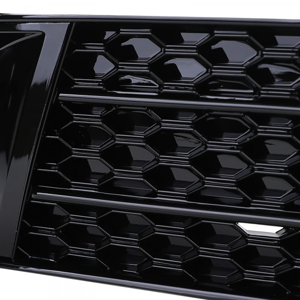 Grilles antibrouillard Audi A1 8X 2010 -2015 - look RS1 noir brillant