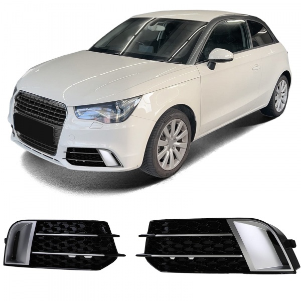 Grilles antibrouillard Audi A1 8X 2010 -2015 - look RS1