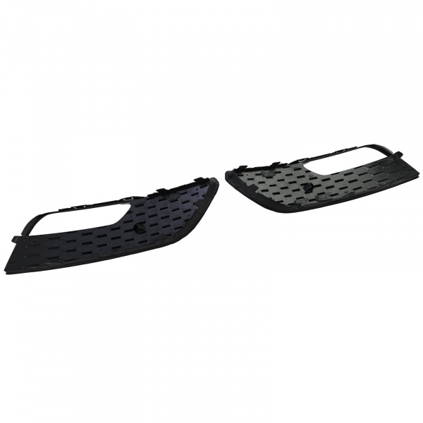 Grilles antibrouillard Audi A3 8V 2012 -2016 - look RS3 noir brillant