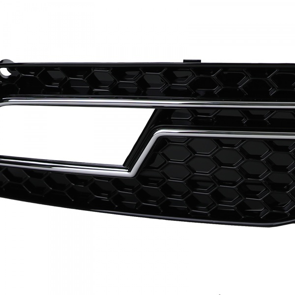 Audi A4 B8 facelift 11-15 faros antiniebla - Negro brillante - Aspecto RS4