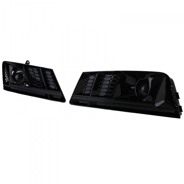 Grilles antibrouillard / ACC Audi A4 B9 15-19 - Noir brillant - look RS
