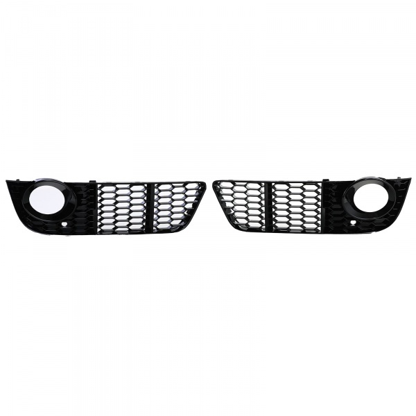 Grilles antibrouillard Audi A5 8T 07-11 - Noir brillant - look RS