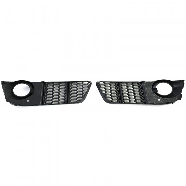 Grilles antibrouillard Audi A5 8T 07-11 - Noir brillant - look RS