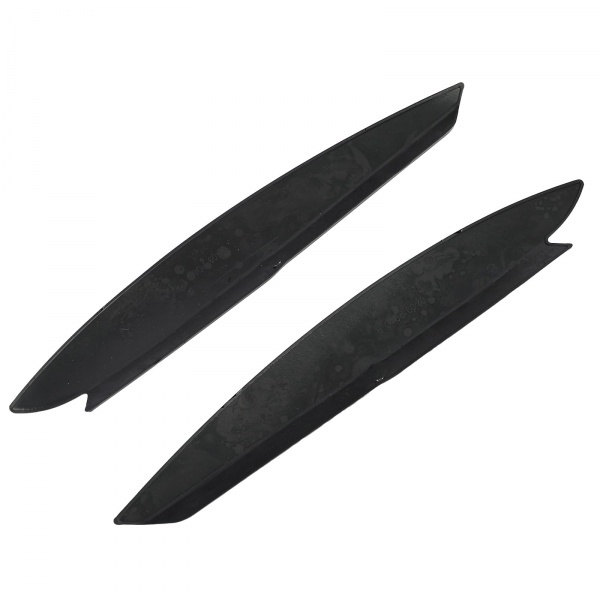 2 Paupieres de phares VW Polo 9N3 05-09 - noir brillant