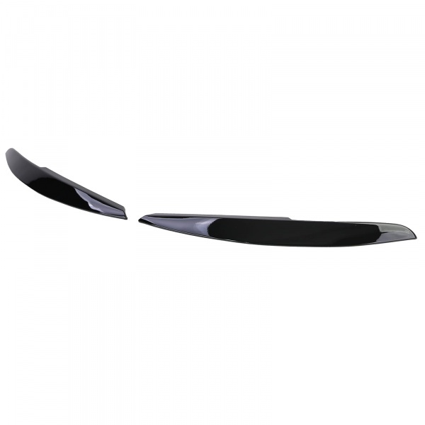 2 Paupieres de phares VW Polo 6R 6C 09-17 - noir brillant.