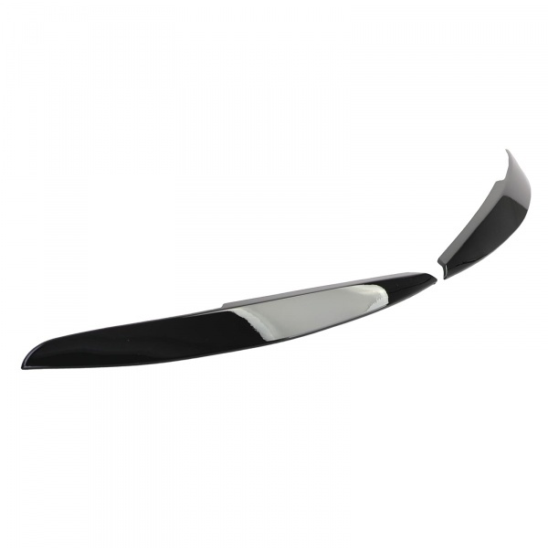 2 Paupieres de phares VW Polo 6R 6C 09-17 - noir brillant.