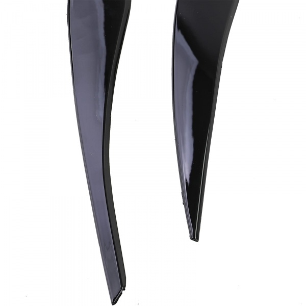 2 Paupieres de phares BMW Serie 3 E90 E91 05-12 - noir brillant